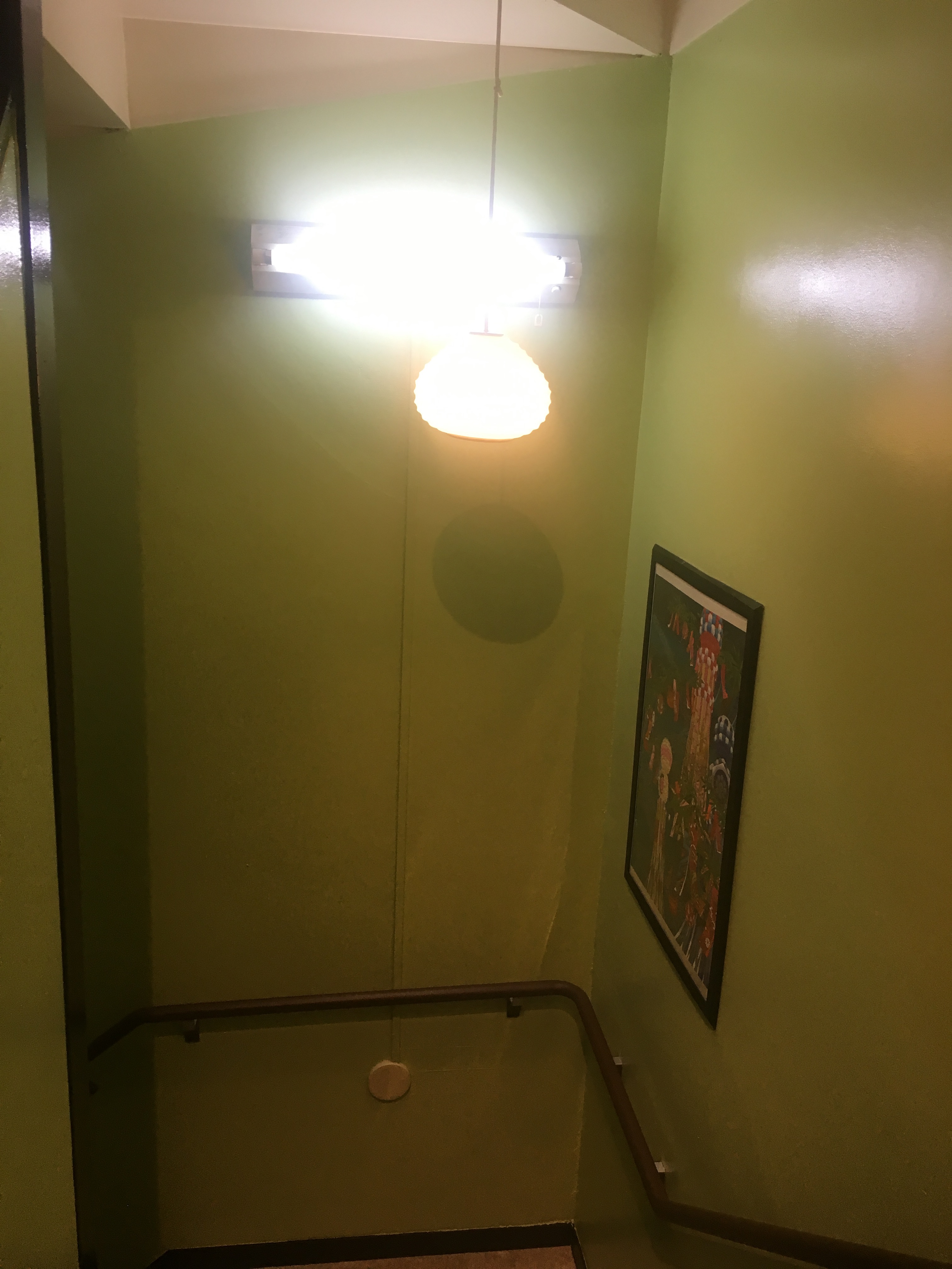 和風の階段