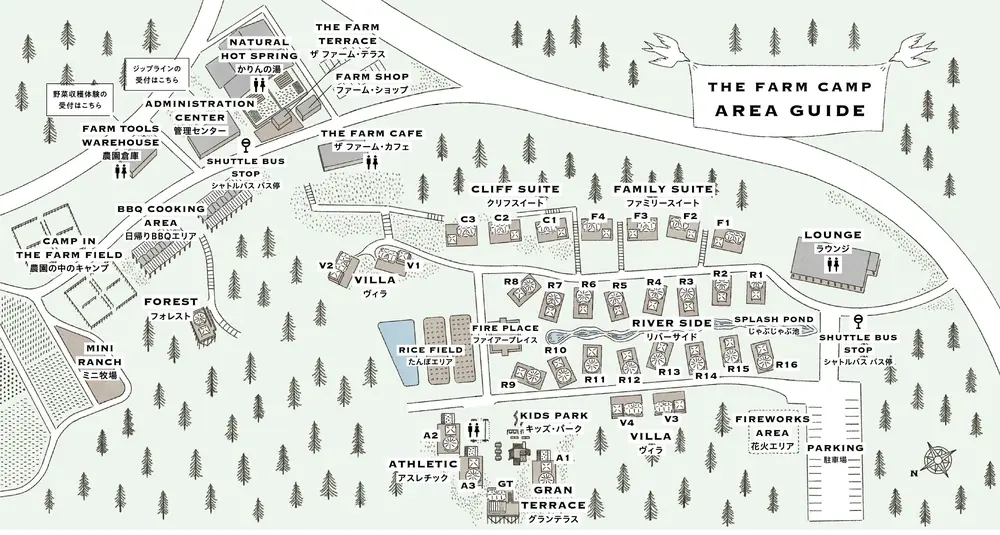 農園リゾート THE FARMのMAP
